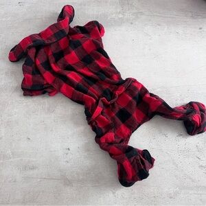 Wondershop Red and Black Plaid Dog Pajamas